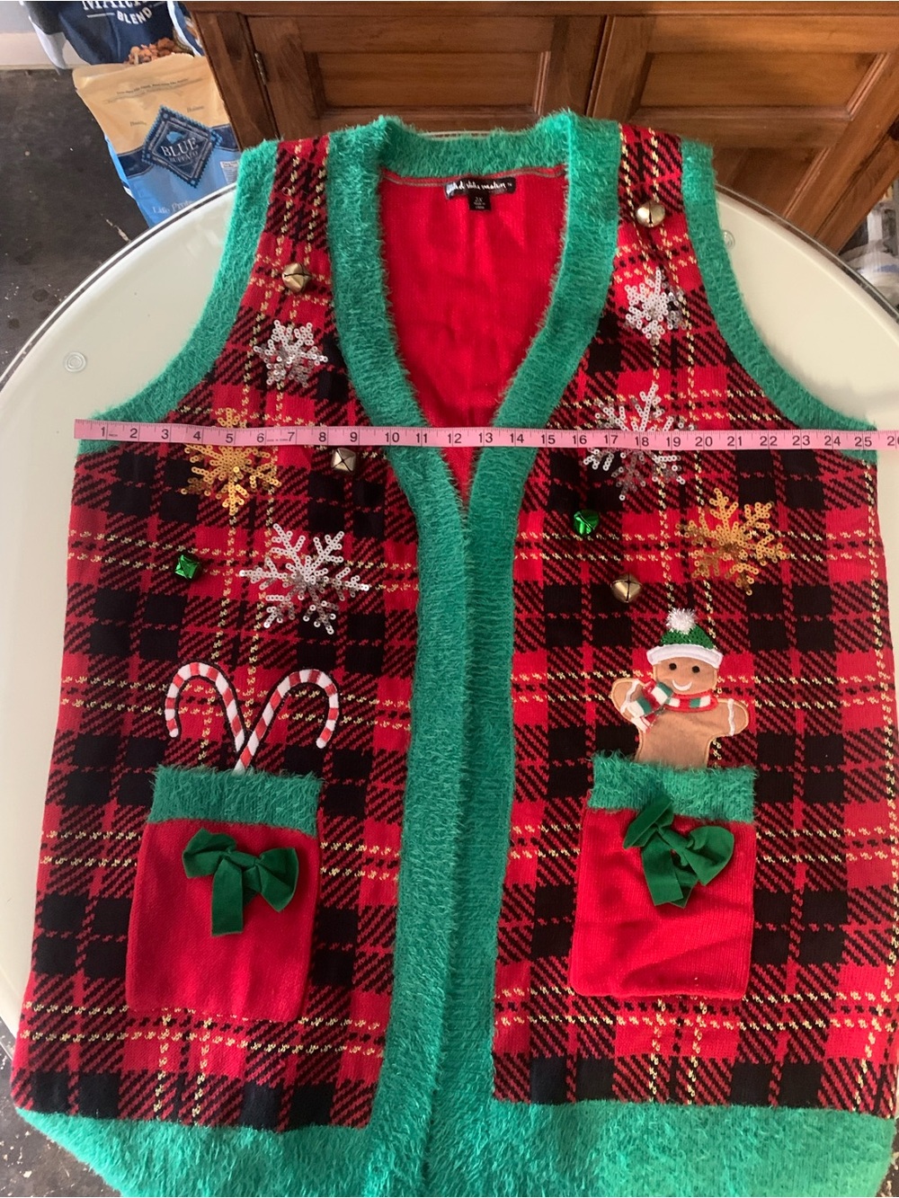 Christmas vest Womens 2XL